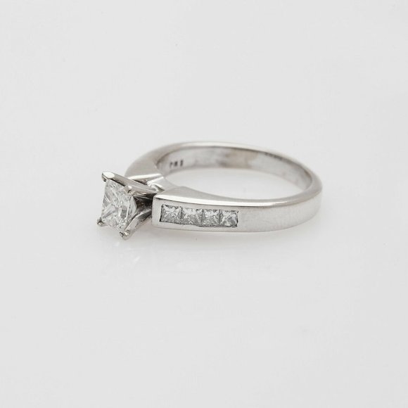 1.25CT PRINCESS CUT DIAMOND 14K RING - Picture 1 of 3